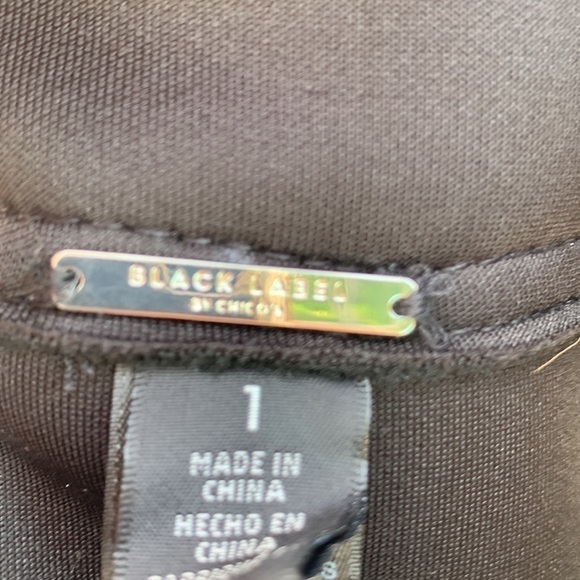 Exclusive Black Label By Chicos Collection Faux Fur Vest - Picture 7 of 8